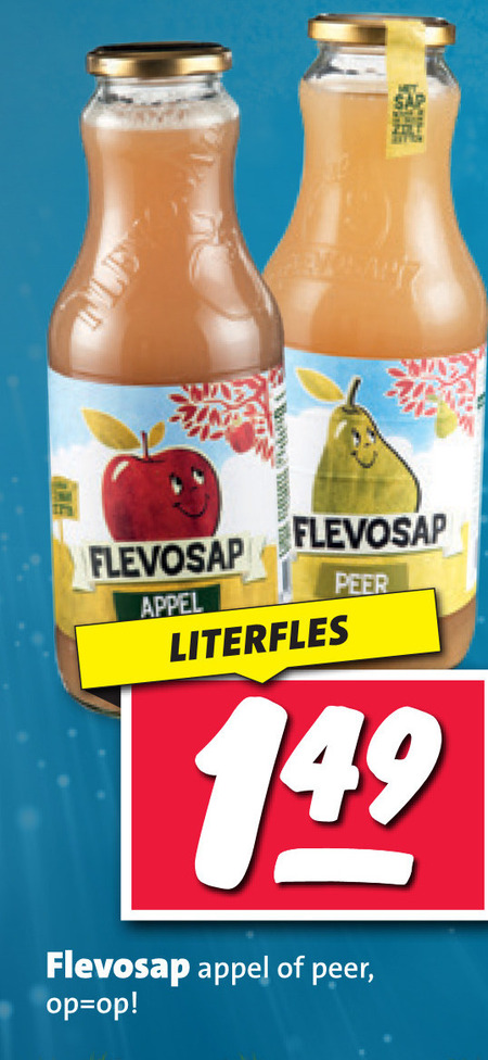 Flevosap   appelsap folder aanbieding bij  Nettorama - details