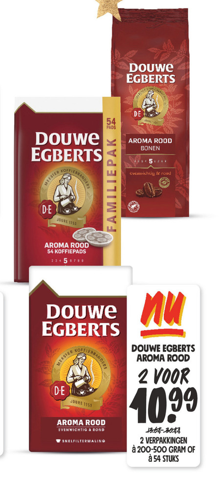 Douwe Egberts   koffiebonen, koffiepad folder aanbieding bij  Jumbo - details