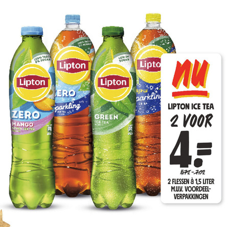 Lipton   ice tea folder aanbieding bij  Jumbo - details