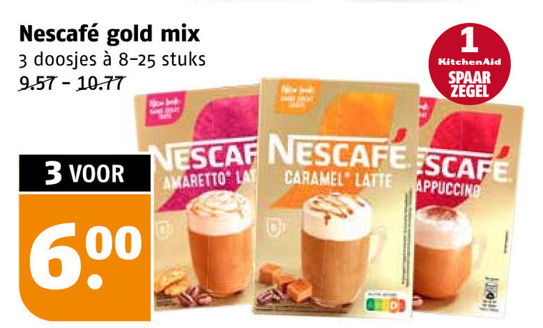 Nescafe   oploskoffie folder aanbieding bij  Poiesz - details