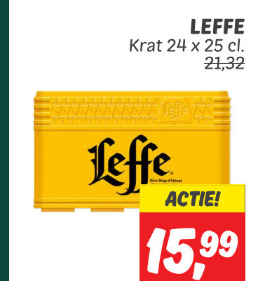 Leffe   krat bier folder aanbieding bij  Dekamarkt - details