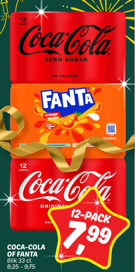 Fanta   frisdrank, cola folder aanbieding bij  Dekamarkt - details