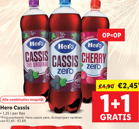 Hero   frisdrank folder aanbieding bij  Lidl - details