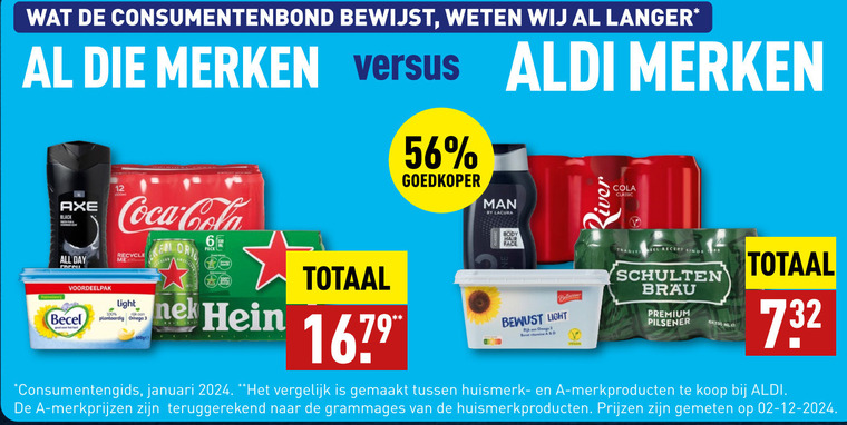 Heineken   bier folder aanbieding bij  Aldi - details