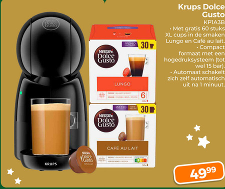 Krups   dolce gusto apparaat folder aanbieding bij  Trekpleister - details