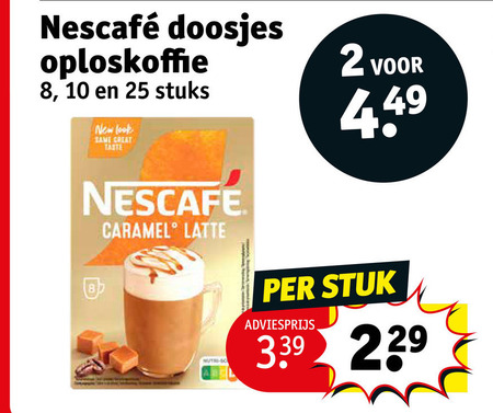 Nescafe   oploskoffie folder aanbieding bij  Kruidvat - details