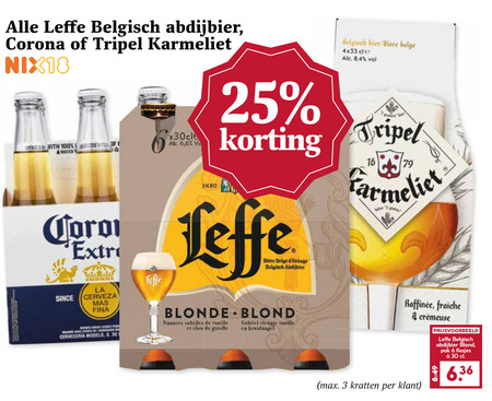 Karmeliet   speciaalbier, blikje bier folder aanbieding bij  Boons Markt - details