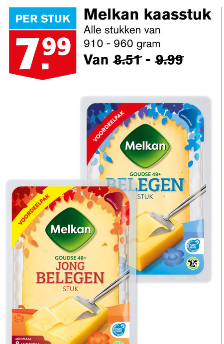 Melkan   kaas folder aanbieding bij  Hoogvliet - details