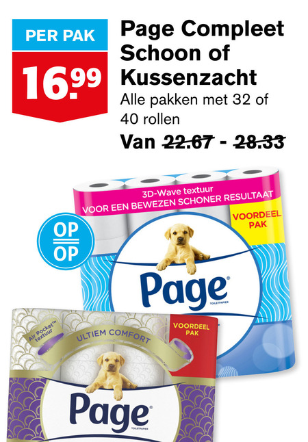 Page   toiletpapier folder aanbieding bij  Hoogvliet - details