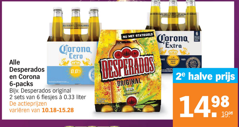 Corona   speciaalbier folder aanbieding bij  Albert Heijn - details