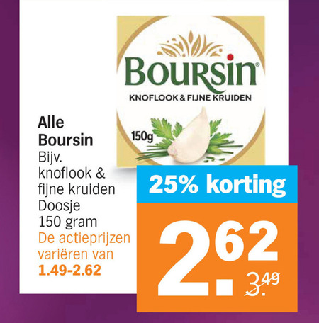 Boursin   roomkaas folder aanbieding bij  Albert Heijn - details