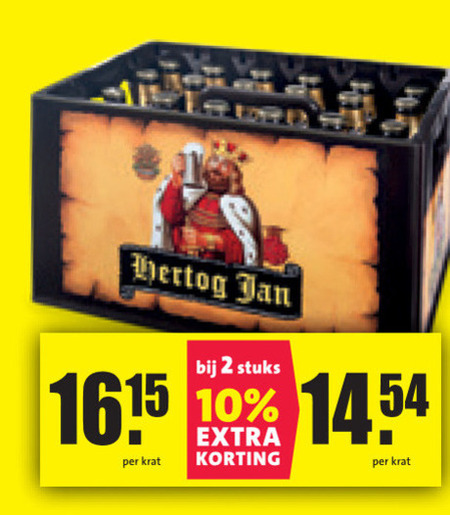 Hertog Jan   krat bier folder aanbieding bij  Nettorama - details