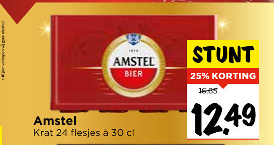 Amstel   krat bier folder aanbieding bij  Vomar - details