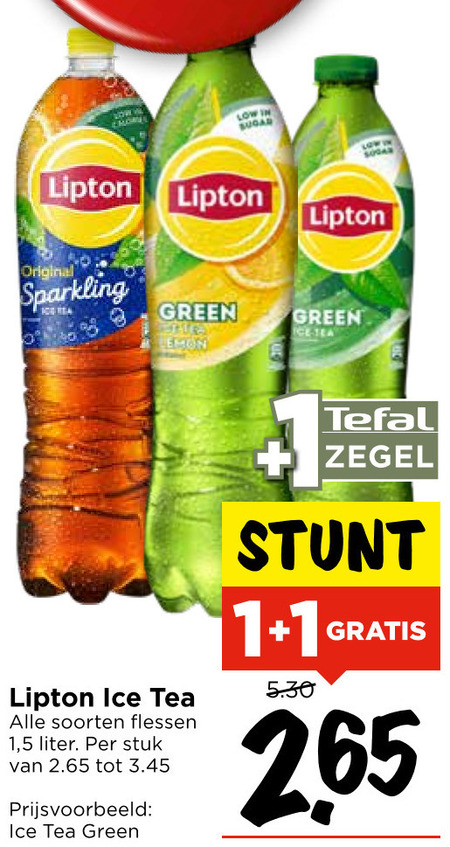 Lipton   ice tea folder aanbieding bij  Vomar - details