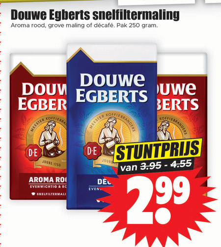 Douwe Egberts   koffie folder aanbieding bij  Dirk - details