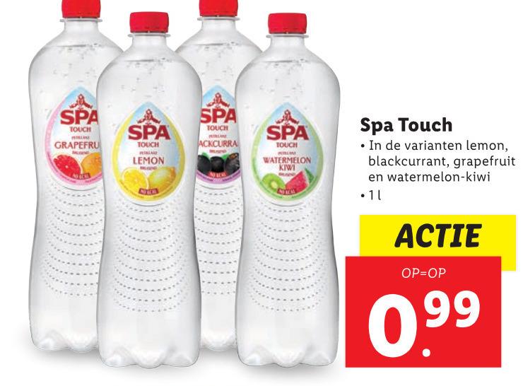 Spa en Fruit   fruitdrank folder aanbieding bij  Lidl - details