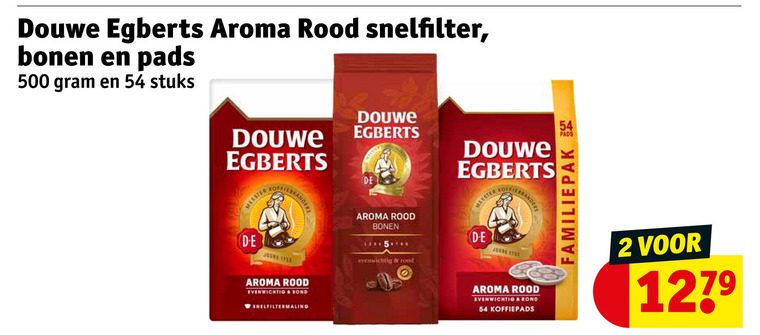 Douwe Egberts   koffie, koffiepad folder aanbieding bij  Kruidvat - details