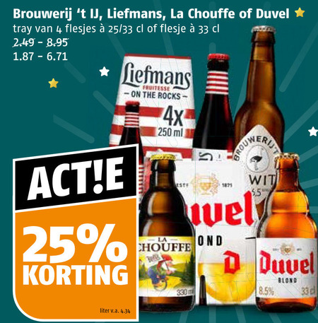 Duvel   speciaalbier folder aanbieding bij  Poiesz - details