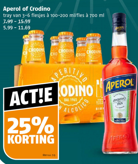 Crodino   aperitief folder aanbieding bij  Poiesz - details