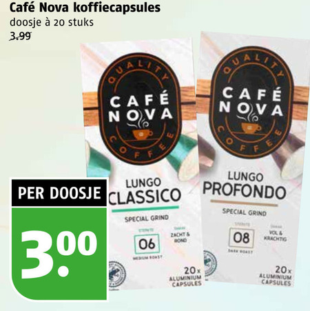 Cafe Nova   koffiecups folder aanbieding bij  Poiesz - details