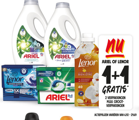 Lenor   wasmiddel folder aanbieding bij  Jumbo - details