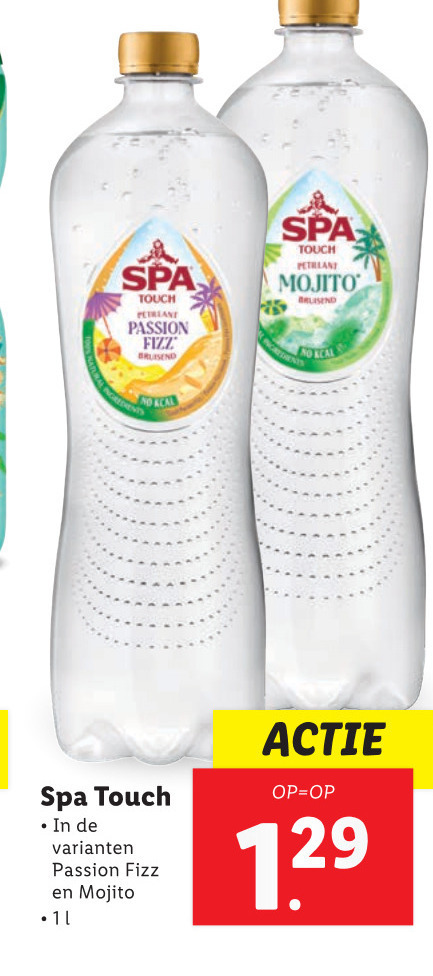 Spa en Fruit   fruitdrank folder aanbieding bij  Lidl - details