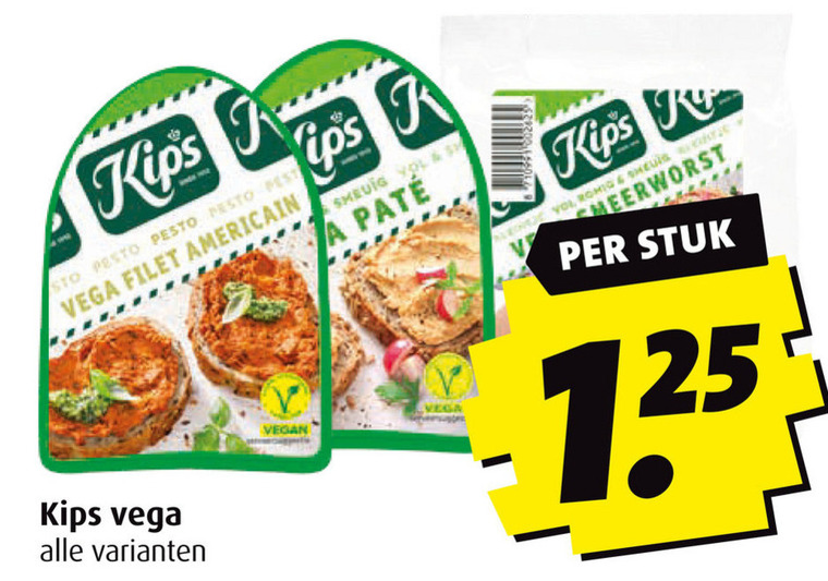 Kips   vegetarisch folder aanbieding bij  Boni - details