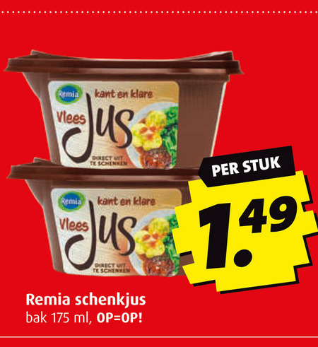 Remia   jus folder aanbieding bij  Boni - details