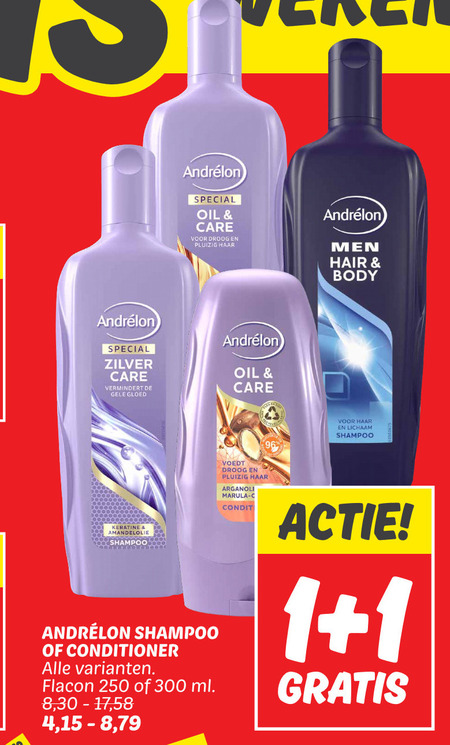 Andrelon   shampoo, conditioner folder aanbieding bij  Dekamarkt - details