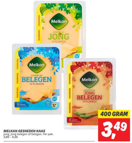 Melkan   kaasplakken folder aanbieding bij  Dekamarkt - details