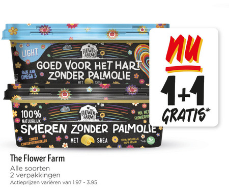 Flower Farm   olie en vetten folder aanbieding bij  Jumbo - details