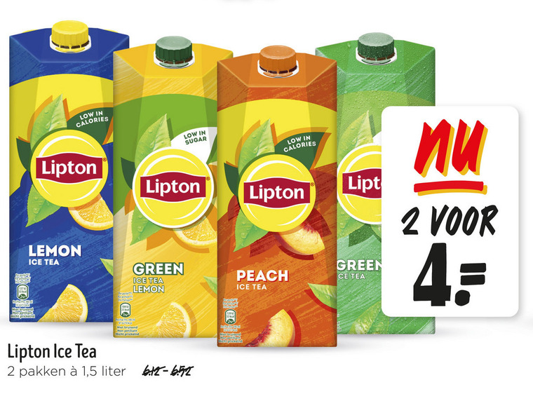 Lipton   ice tea folder aanbieding bij  Jumbo - details