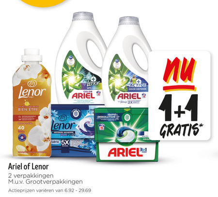 Ariel   wasmiddel folder aanbieding bij  Jumbo - details