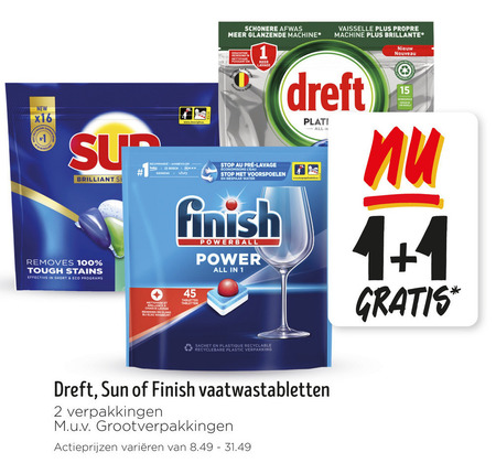 Finish   vaatwasmiddel folder aanbieding bij  Jumbo - details