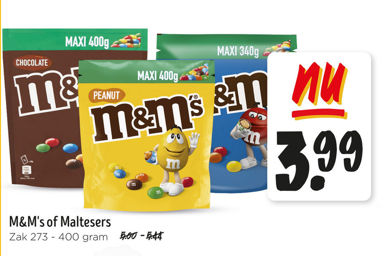 M en Ms   chocolade, chocoladepindas folder aanbieding bij  Jumbo - details