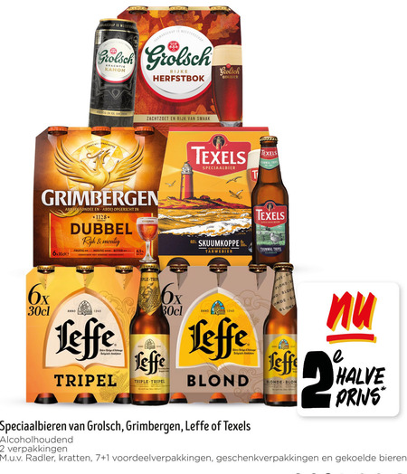 Grimbergen   blikje bier, speciaalbier folder aanbieding bij  Jumbo - details