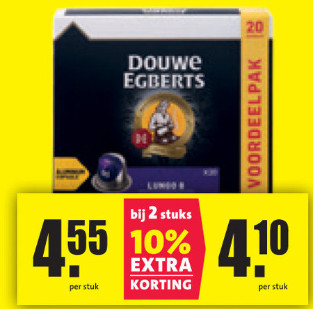 Douwe Egberts   koffiecups folder aanbieding bij  Nettorama - details