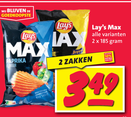 Lays   chips folder aanbieding bij  Nettorama - details