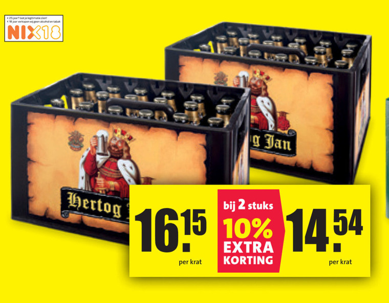 Hertog Jan   krat bier folder aanbieding bij  Nettorama - details