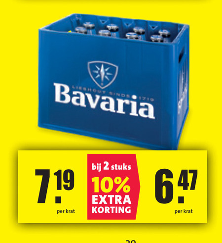 Bavaria   krat bier folder aanbieding bij  Nettorama - details