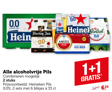 Grolsch   krat bier, alcoholvrij bier folder aanbieding bij  Coop - details