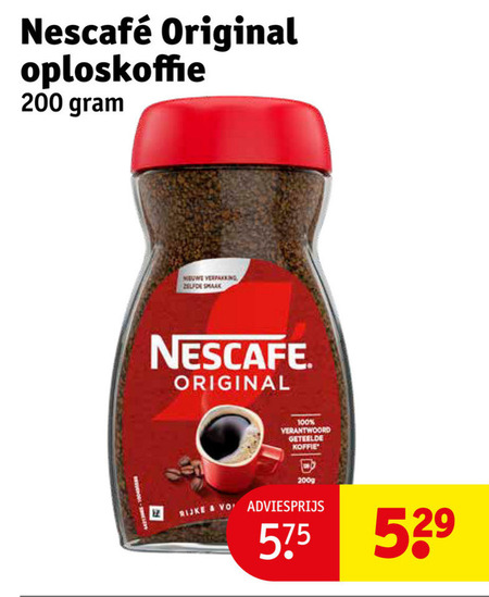 Nescafe   oploskoffie folder aanbieding bij  Kruidvat - details