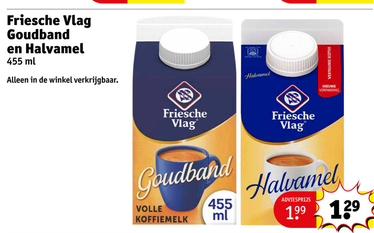 Friesche Vlag   koffiemelk folder aanbieding bij  Kruidvat - details