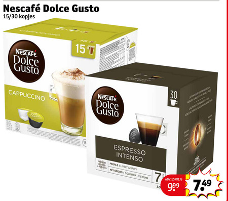 Nescafe   dolce gusto capsules folder aanbieding bij  Kruidvat - details