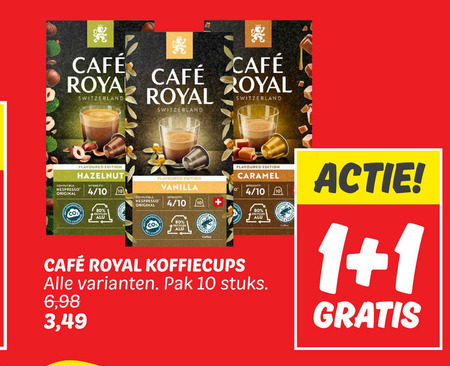 Cafe Royal   koffiecups folder aanbieding bij  Dekamarkt - details