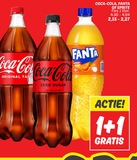 Sprite   cola, frisdrank folder aanbieding bij  Dekamarkt - details