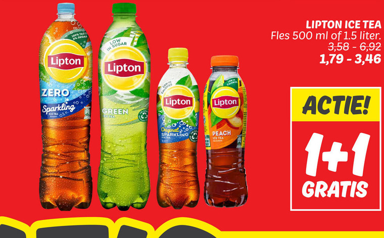 Lipton   ice tea folder aanbieding bij  Dekamarkt - details