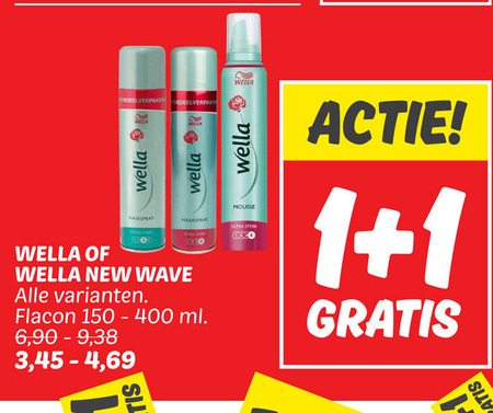 Wella   hairspray, haargel folder aanbieding bij  Dekamarkt - details