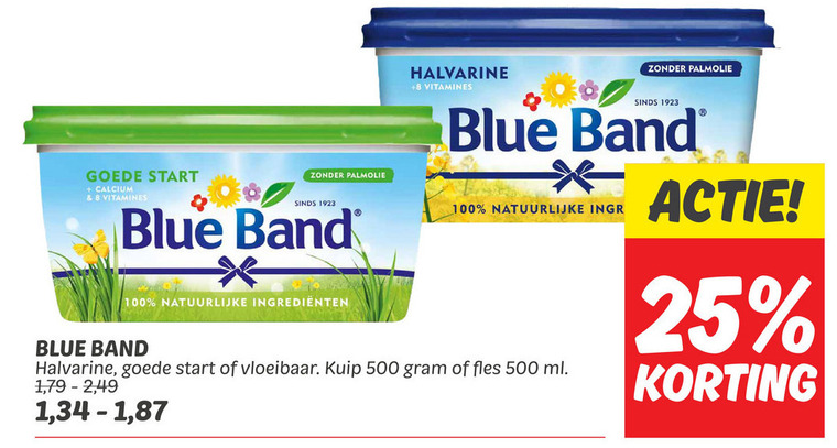 Blue Band   margarine folder aanbieding bij  Dekamarkt - details