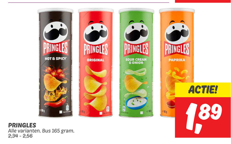 Pringles   chips folder aanbieding bij  Dekamarkt - details